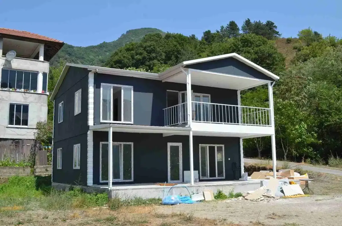 Çift Katlı Prefabrik Ev
